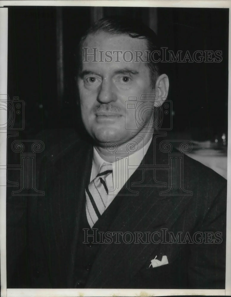 1939 Press Photo La, Calif. Hon JV Fairbairn, Australian Minister of Aviation- Historic Images