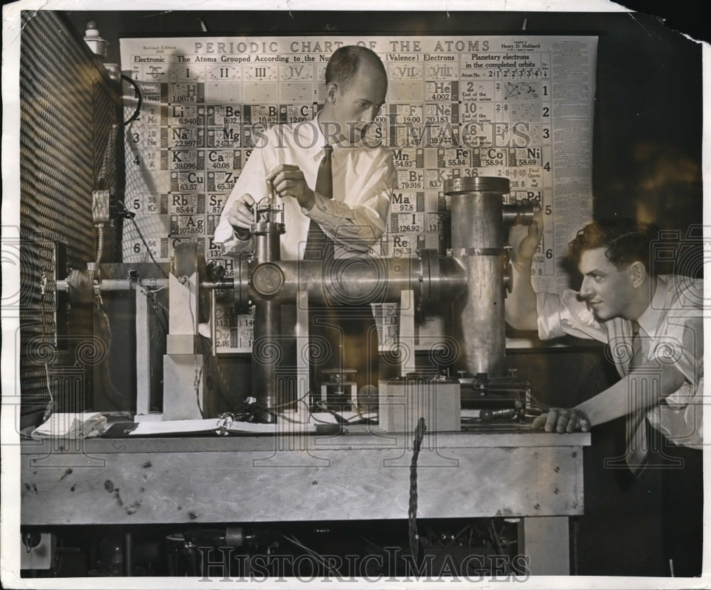 1941 Dr Ralph Johnson of the General Electric Research Laboratory-Historic Images