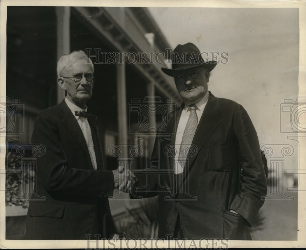 1929 Former Sen.Lawrence Y.Sherman of Ill. and Sen.James Watson - Historic Images