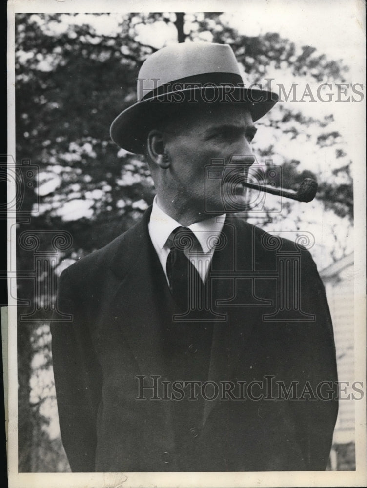 1930 Press Photo Grilled in mystery death is Fred Wilson. Miss Mary Baker - Historic Images