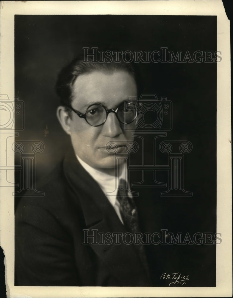 1926 Press Photo Cesare Sedero, director of WRAF Grand Opera company - Historic Images