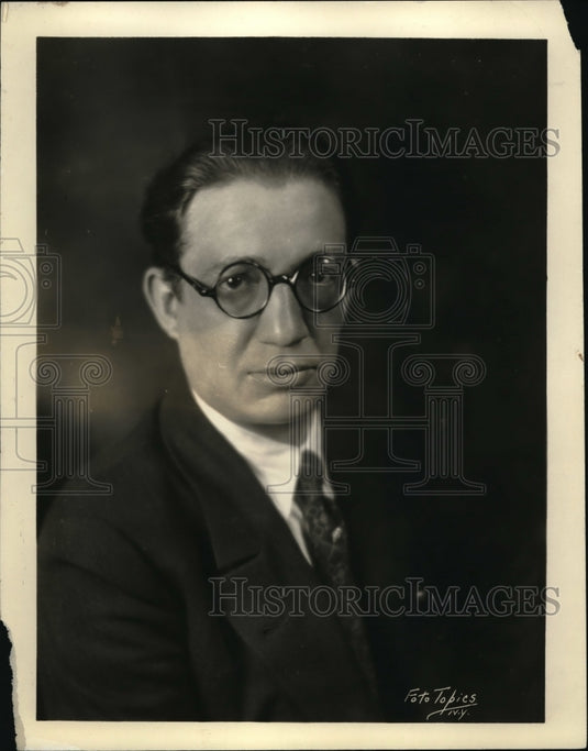 1926 Press Photo Cesare Sedero, director of WRAF Grand Opera company - Historic Images