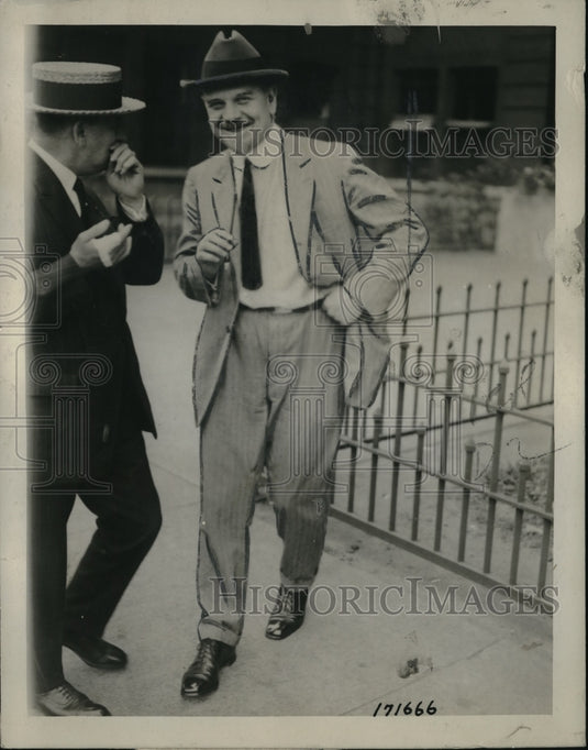 1922 Press Photo Dr. Victor Lespinasso, Gland Expert Operated on H.F. McCormick - Historic Images
