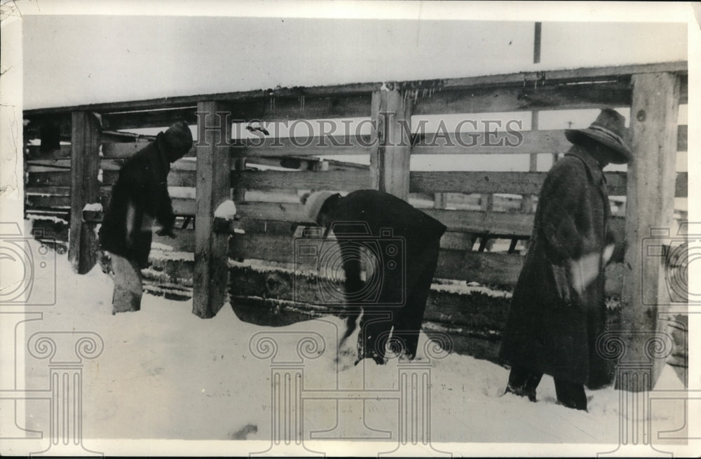 1931 Press Photo Fuel & Food Shortage Endanger Navajo Mission in Arizona - Historic Images