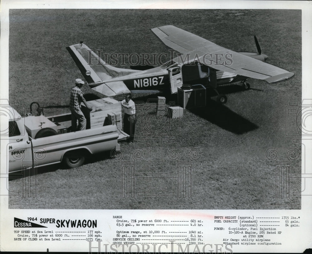 1964 Press Photo The Cessna Super Skywagon - Historic Images