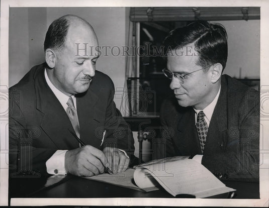 1946 Press Photo Francis Lacoste Export-Import bank Washington D.C. William - Historic Images