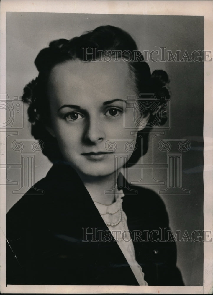 1940 Press Photo Martha Hammons, missing girl feared kidnaped. Disappeared from her hotel at Port Ga - Historic Images