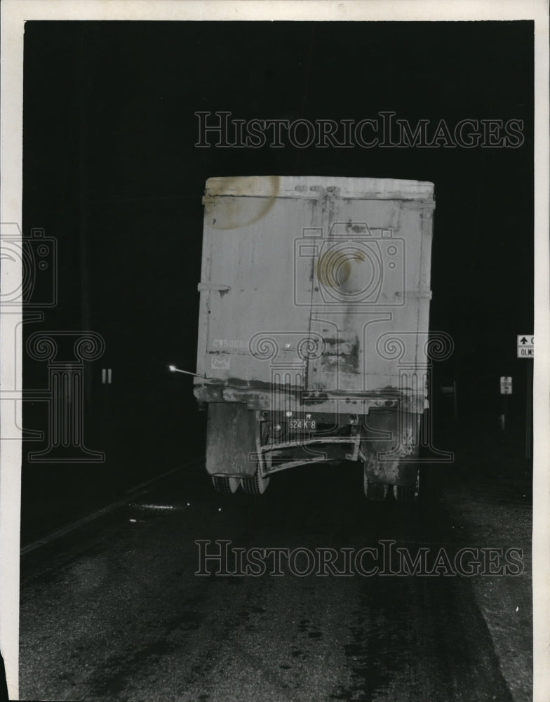 1954 Press Photo West of Columbia Road on West Lake Road- Historic Images