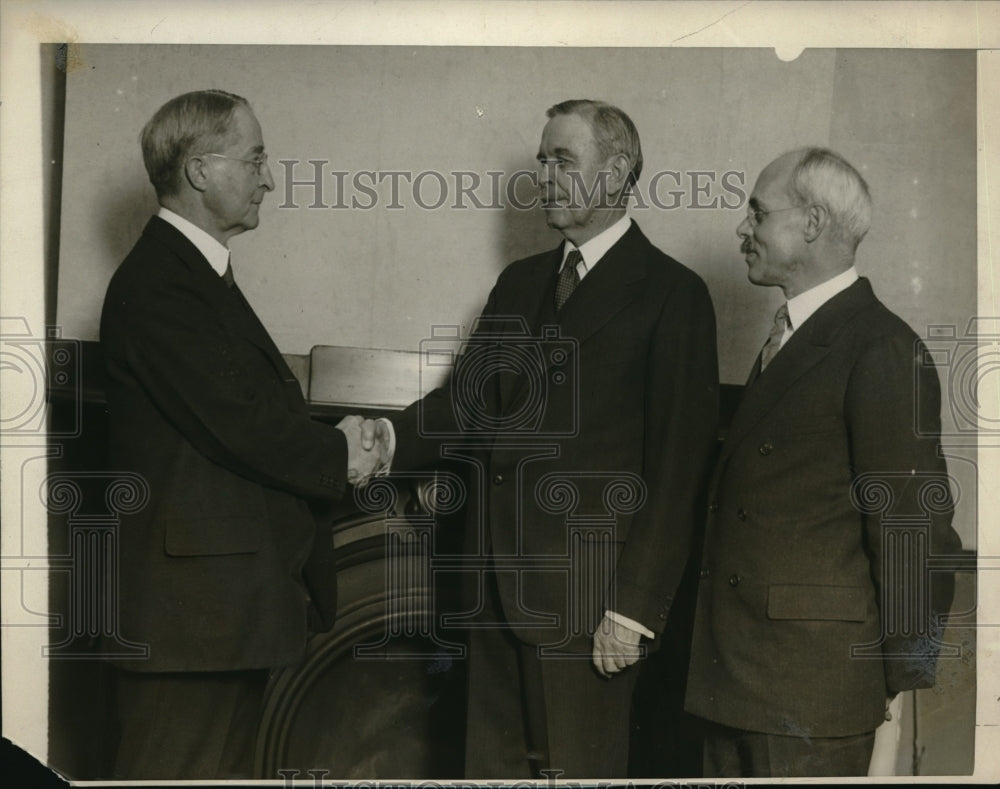 1927 Press Photo Sec. of Dept. of Interior as Pres. of Associated Club - Historic Images