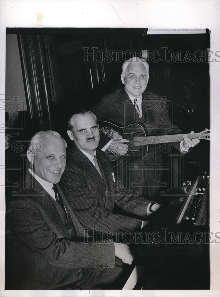 1945 Press Photo Gathering of America&#39;s First family of Education Compton-Historic Images