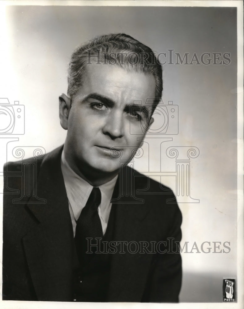1940 Press Photo Edmund Chester,  veteran foreign correspondent for CBS - Historic Images