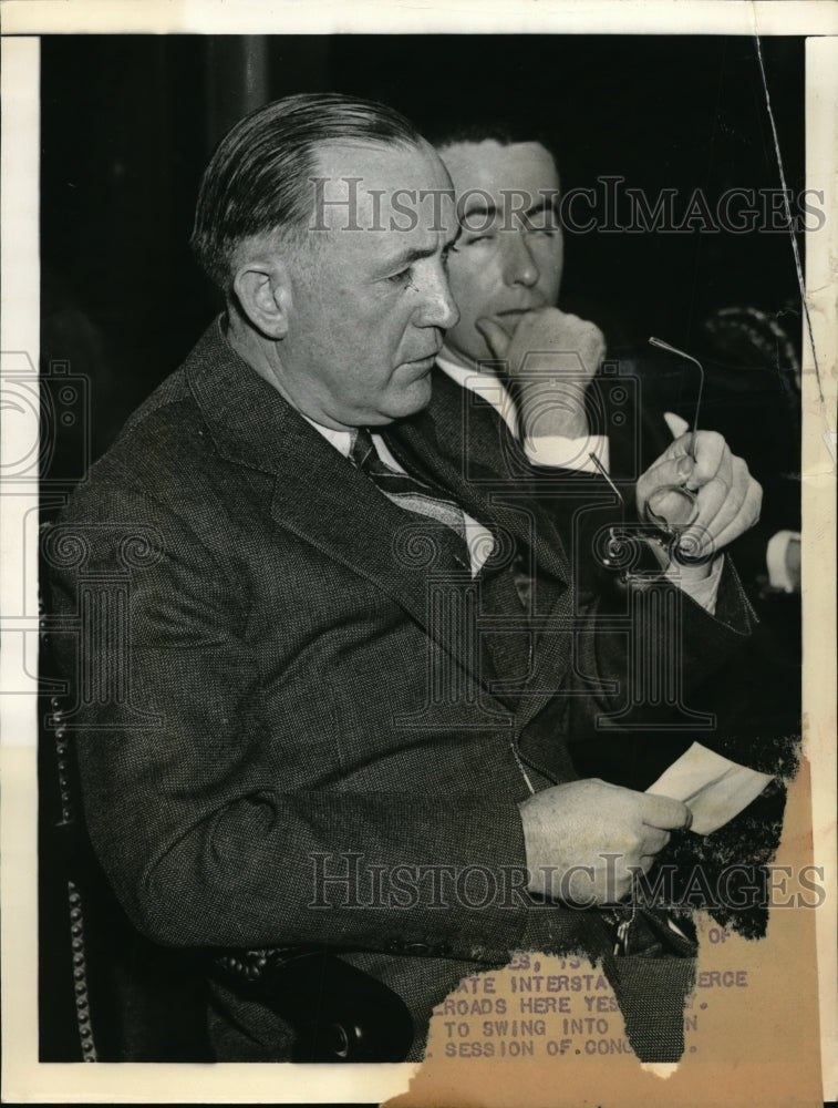 1937 Washington DC John Murphy direstor of Alleghany Railroad and - Historic Images