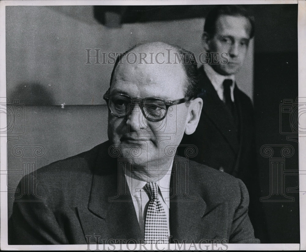 1956 Press Photo James Wadsworth an American politician and diplomat from New York - Historic Images