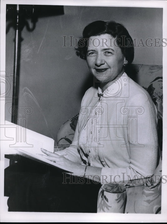 1957 Press Photo Mrs Theodore C Wedel - Historic Images