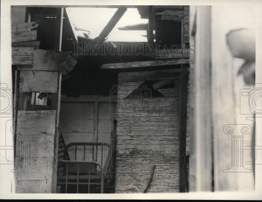 1931 Press Photo Ruined bldgs. at Gibra resort in Cuba from revolution - Historic Images