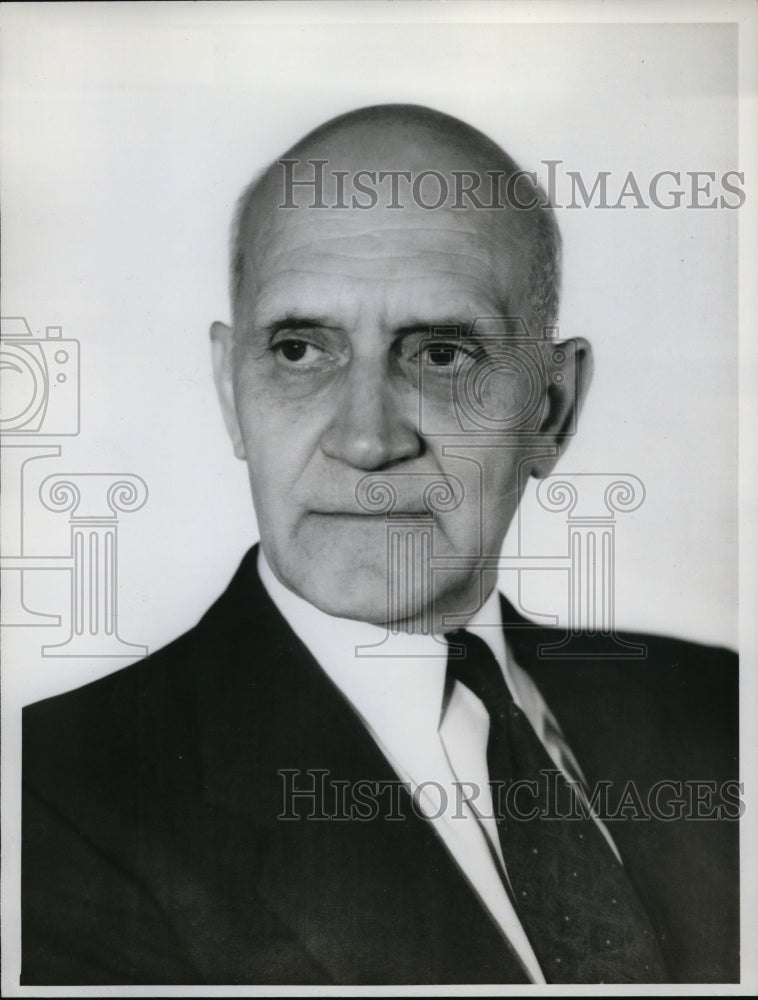 1961 Press Photo Francis Reichelderfer, Chief of the US Weather Bureau - Historic Images