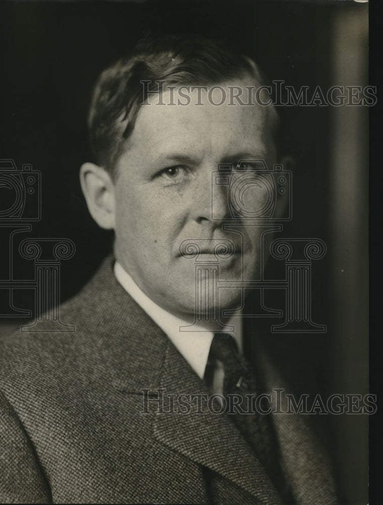 1922 Press Photo Frank Wilbur Main Elected Pres. Certified Public Accountants - Historic Images