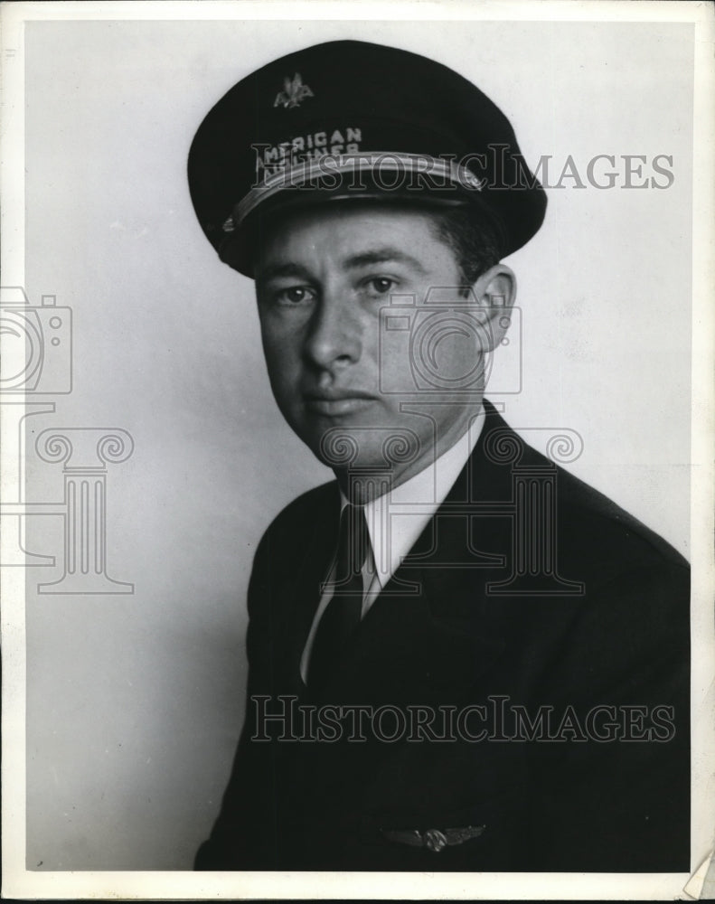 1938 Clifford Motley, First Officer of American Airlines - Historic Images
