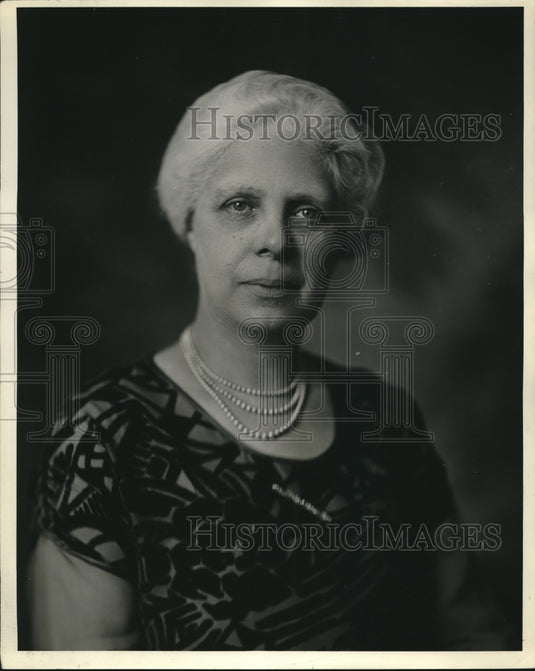1935 Press Photo Mrs. E.D. Nicely - nec72564 - Historic Images