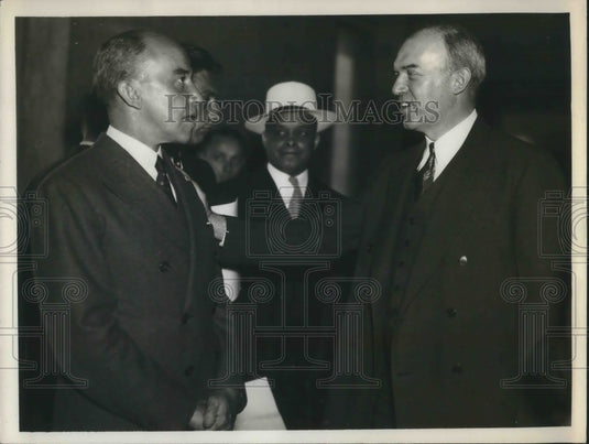 1936 Press Photo Paul Lesh & Wm McCracken campaign for DC seats - Historic Images