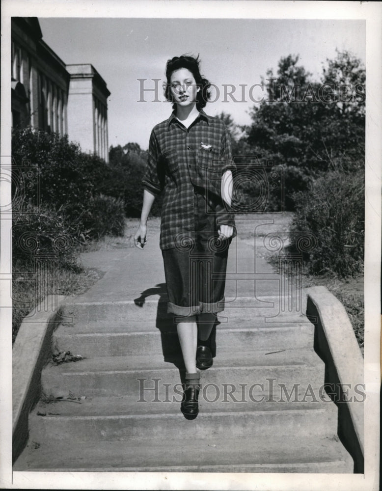 1944 Press Photo Univ of Ga coed freshman Mary Northcutt - Historic Images