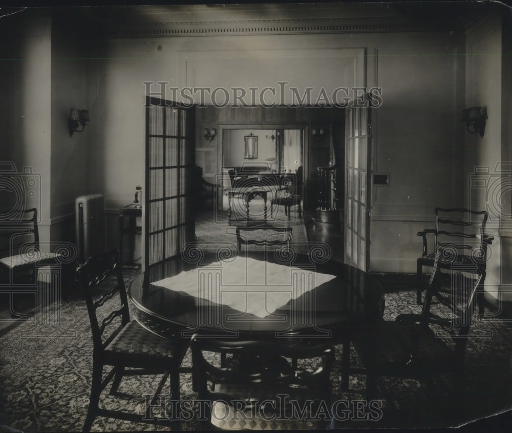 1920 Press Photo View of Suite in St. Francis Hotel in San Francisco - Historic Images