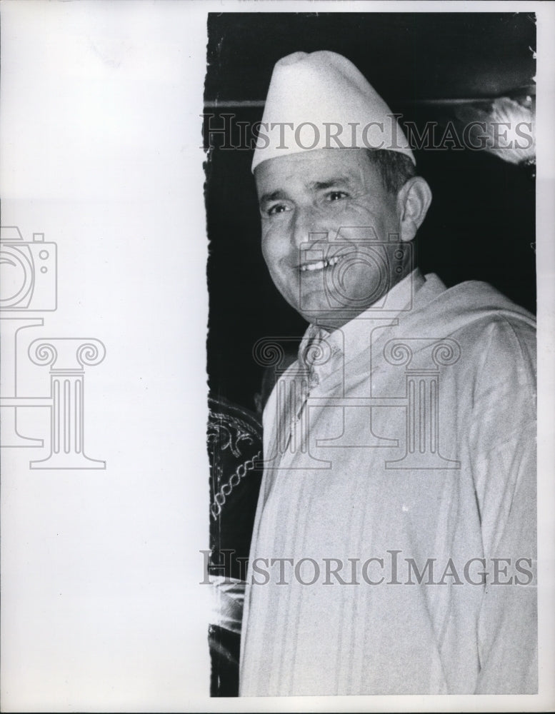 1959 Press Photo King Mohammed of Morocco at the United Nations - Historic Images