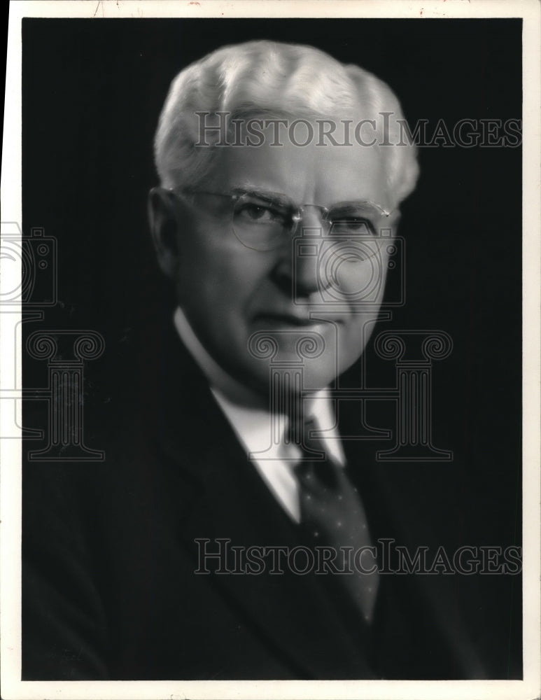 1938 Press Photo Dr Edwin Diller Starbuck, Univ of SoCal philosophy prof - Historic Images