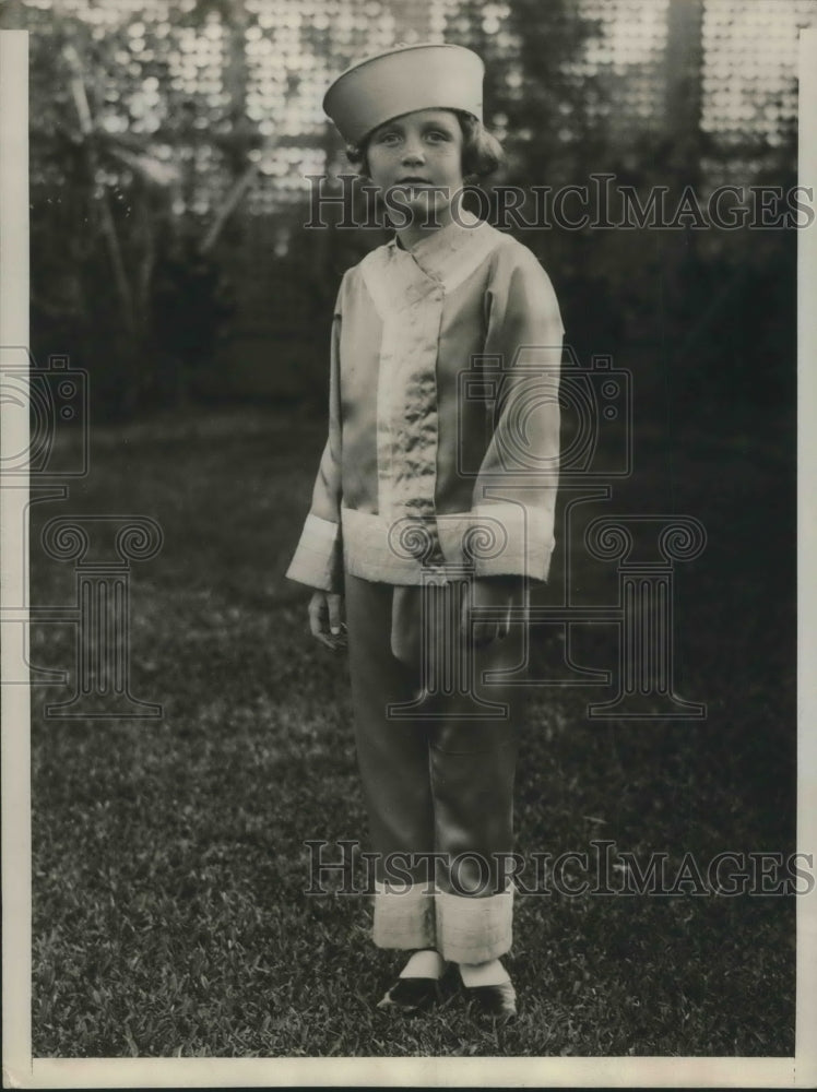 1929 Agnes Masen at Valentine party at Palm Beach Fla. - Historic Images