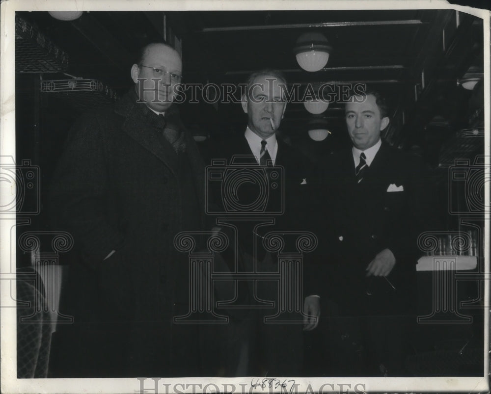 1939 Press Photo Brazil&#39;s foreign minister and coffee representatives - Historic Images