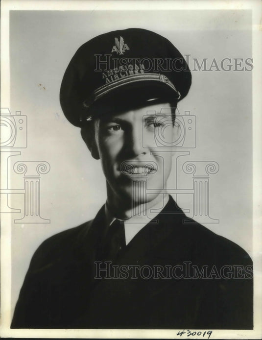 1938 Press Photo John S. Templeton American Airlines - Historic Images