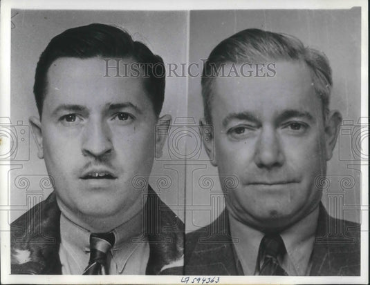 1941 Press Photo Robert McKee & Marino Gugliemetti die in bomber crash, El Paso - Historic Images