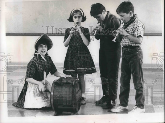 1964 Press Photo Rowland Elem school on S Euclid Cleveland Ohio - Historic Images