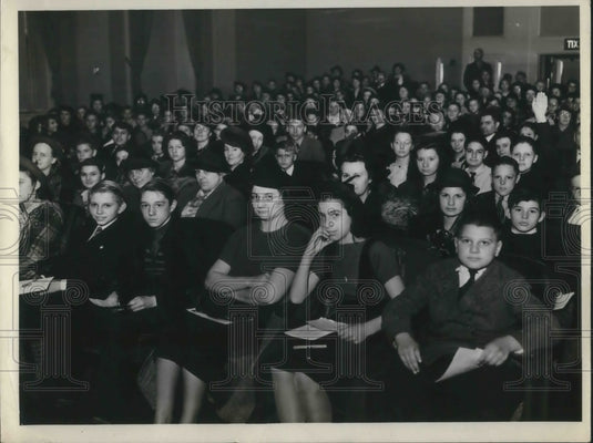 1938 Press Photo Pupils at the Garden Center program - Historic Images