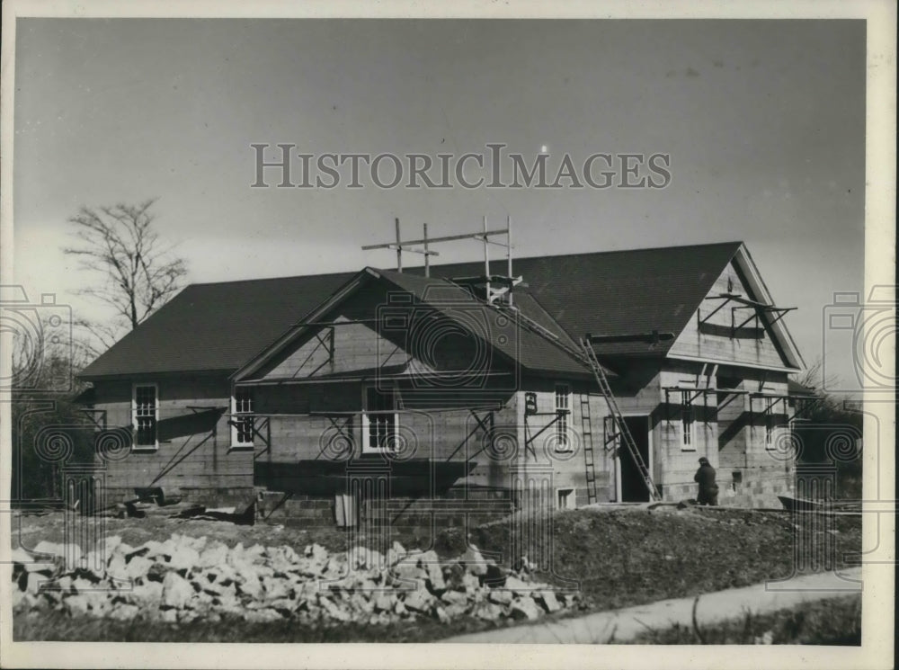 1938 Press Photo new home of American Legion Post 308 in South Euclid, OH - Historic Images