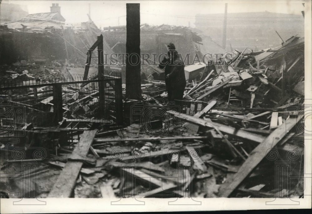 1929 Press Photo Detroit explosion kills six people - Historic Images