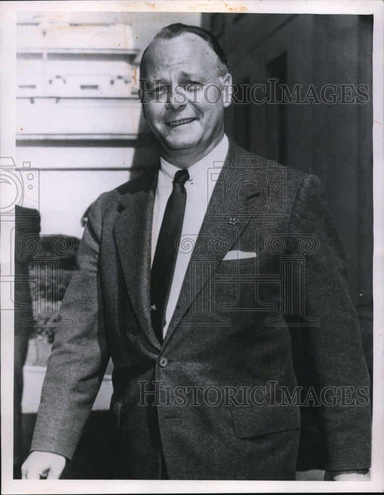 1956 Press Photo Fred H Seaton 36th United States Secretary of the Interior - Historic Images