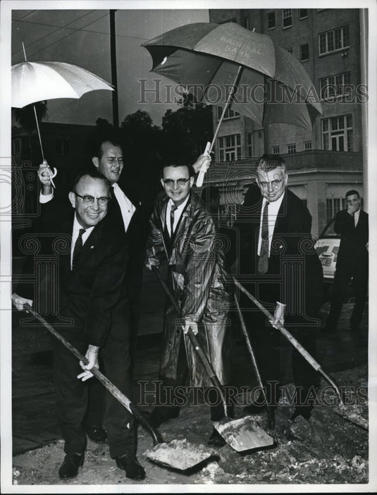 1962 Press Photo Bradenton Florida Bill Zoller John Crichton Fred Wangford - Historic Images