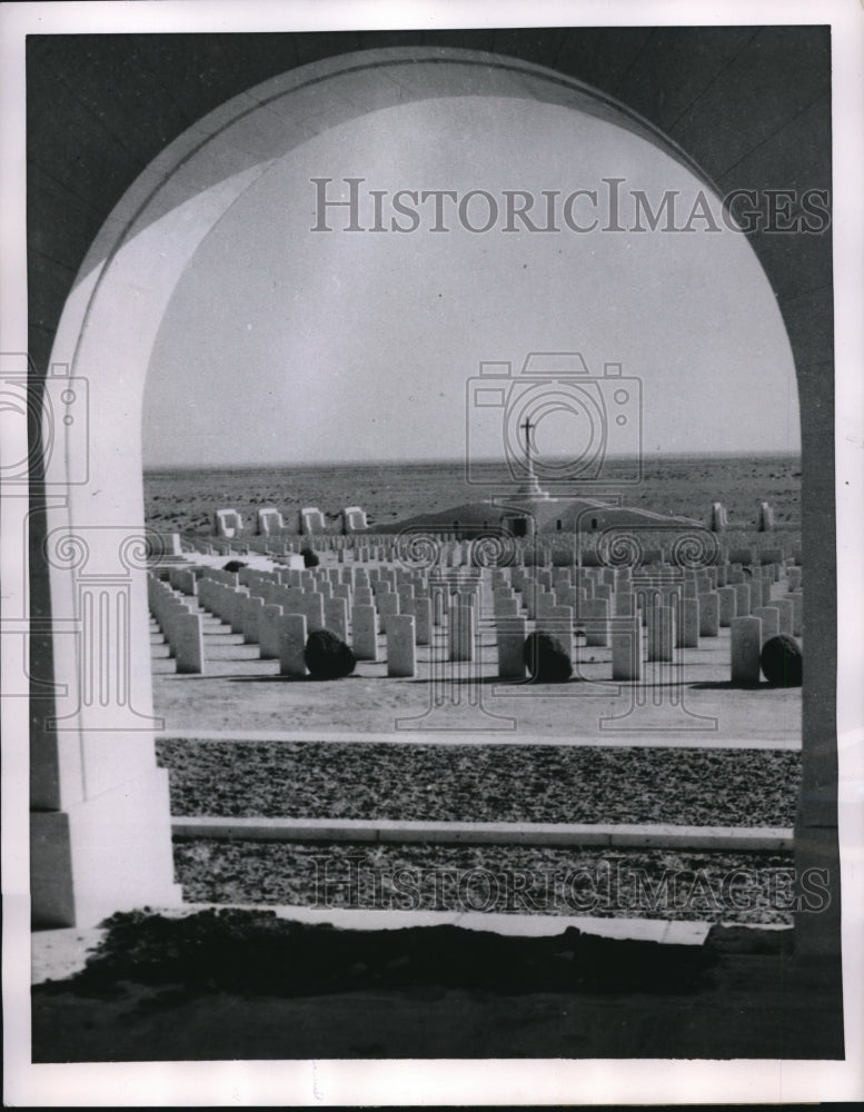 1954 Press Photo El Alamein Memorial El Alamein Egypt - Historic Images