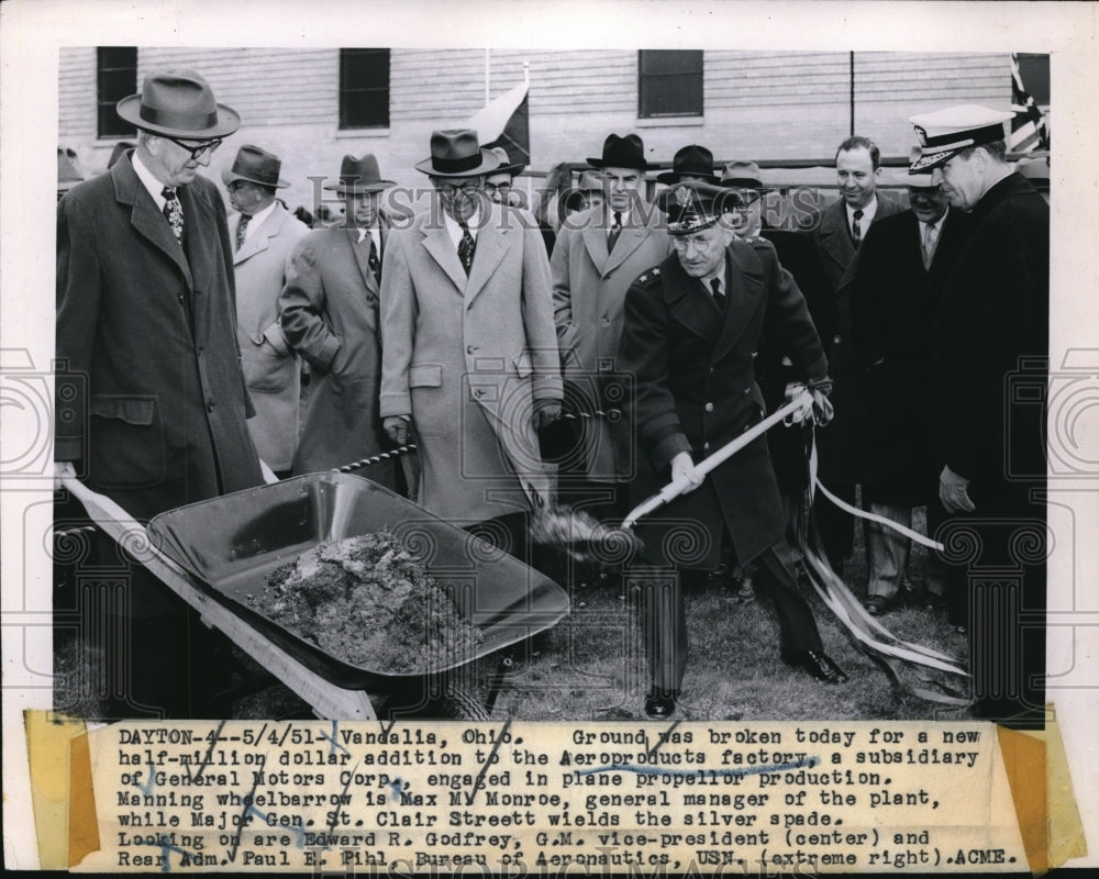 1951 Press Photo A new half billion dollar addition to Aeroproducts factory - Historic Images