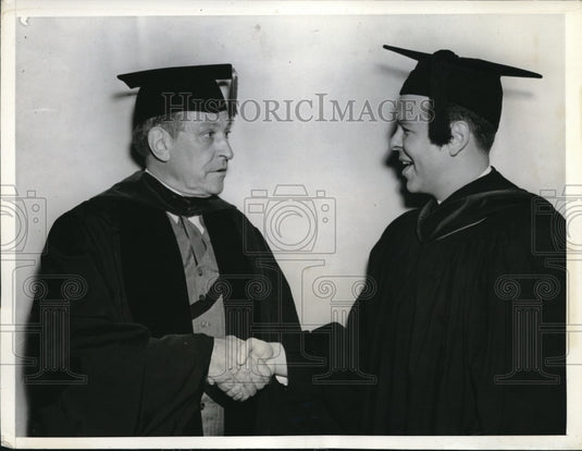 1938 Press Photo PA Law school Irving Segal & Supreme Court Justice OJ Roberts - Historic Images