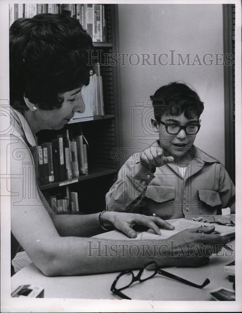 1970 E Denison School Mrs Tom Karavolos &amp; Gerald Davila - Historic Images