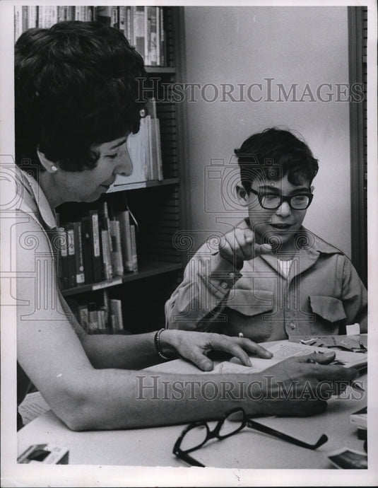 1970 E Denison School Mrs Tom Karavolos & Gerald Davila - Historic Images