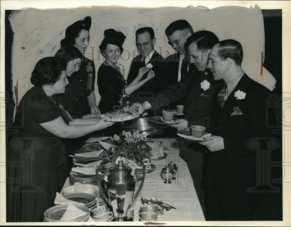 1941 Press Photo Fruitland- Alcott P.T.A. luncheon - Historic Images