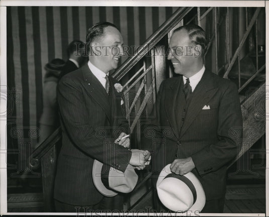 1937 Press Photo George Wochatz,Herman A Muller - Historic Images