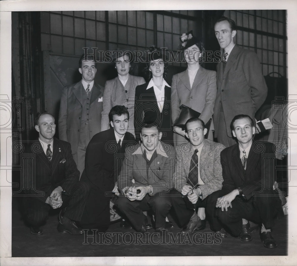 1945 Press Photo NYCCanadian delegates to Youth conference, H Laidlaw- Historic Images