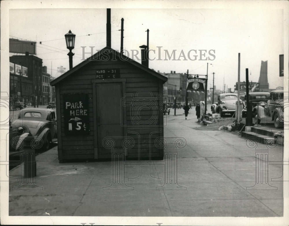 1936 Press Photo Superior Ave about 1000 just East of E 9th - Historic Images