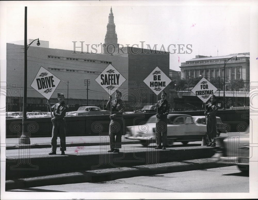 1958 Press Photo Ken Jaspeck, Don Kaiser,Jack Schiler,H Hutonell Boy Scoots - Historic Images