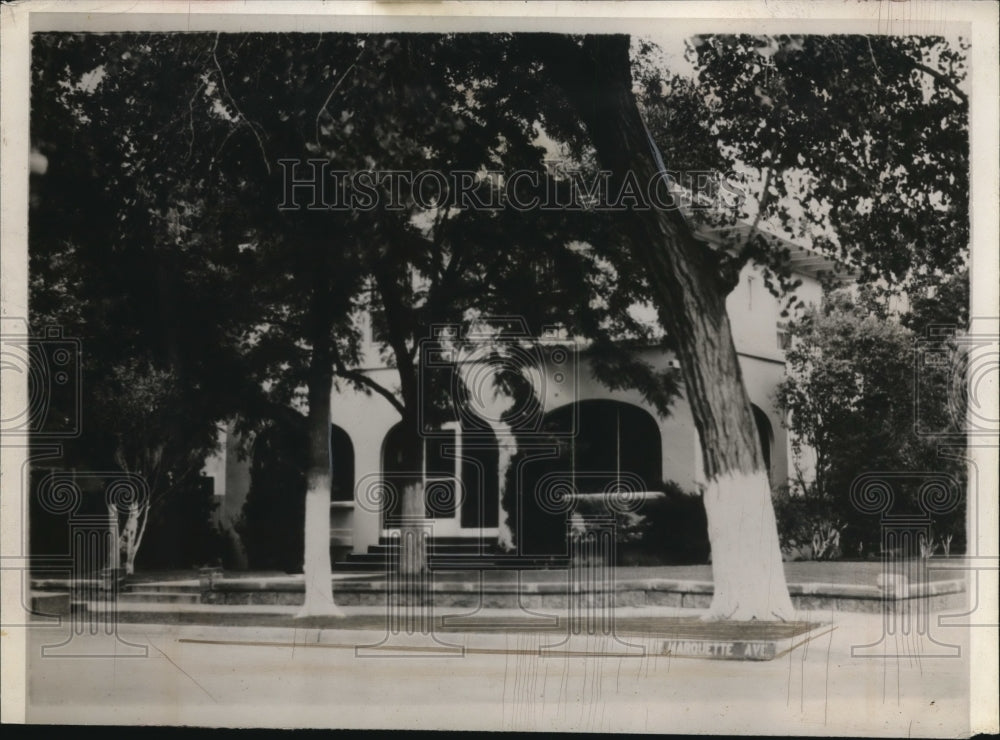 1938 Press Photo Sam Nratton home in Cleveland Ohio - Historic Images