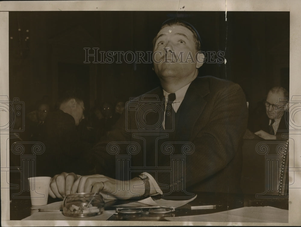 1941 Press Photo Wash DC Dr Brooks Eineny at House Foreign Affairs Comm - Historic Images